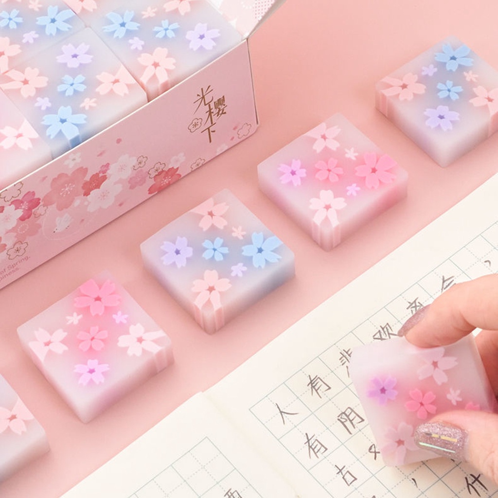 Gôm Tẩy Hình Hoa Anh Đào Dễ Thương