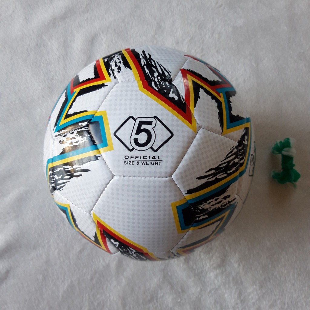 quả bóng đá số 5 mẫu EURO 2020 da PU cao cấp(tặng kim túi+2 đôi tất dài)