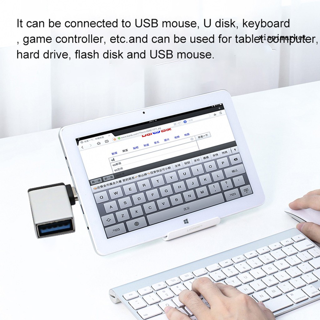 Đầu Chuyển Đổi Type-C Sang Usb 3.0 Otg Cho Laptop / Máy Tính Bảng