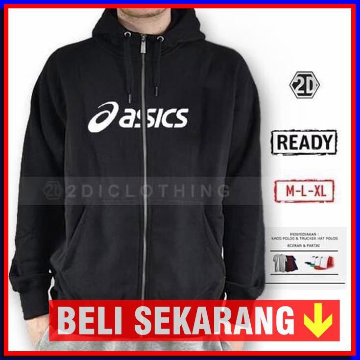 Áo Khoác Hoodie Asics Asic 57n7 Phối Khóa Kéo Thời Trang Cho Nam