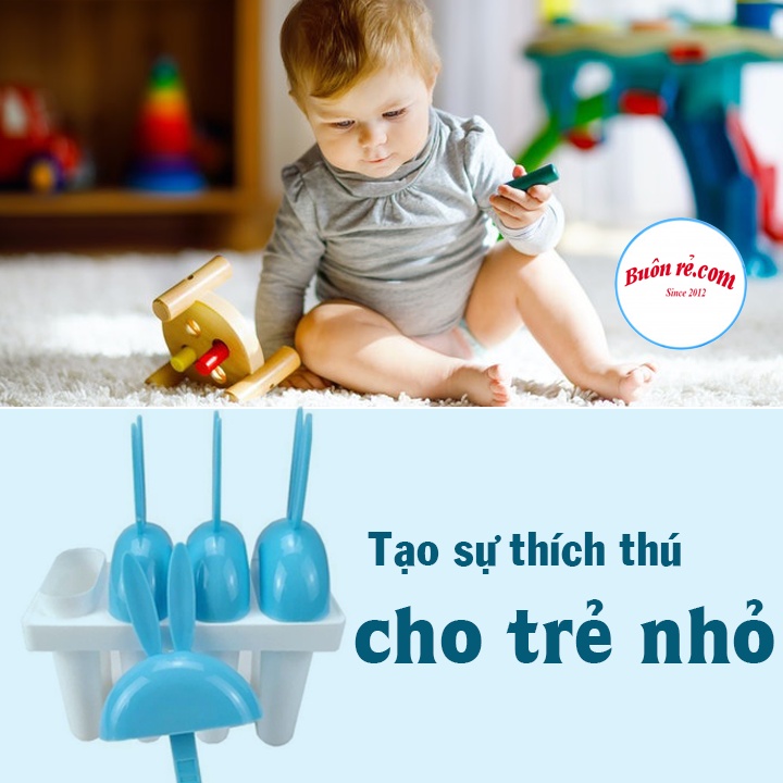 Khuôn làm kem thỏ 4 – 5618 Việt Nhật dễ thương – Buôn rẻ 01400
