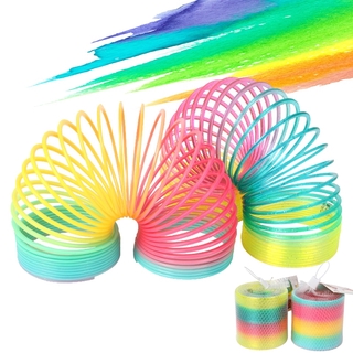 Cầu vồng Magic Spring, 12 CÁI Cầu vồng đầy màu sắc Cầu vồng Neon Nhựa Mùa xuân Đồ chơi Đồ chơi cho bé trai Đồ chơi quà tặng Đồ chơi mới lạ cổ điển khổng lồ