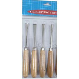 160mm Bộ đục chạm gỗ 6 chi tiết