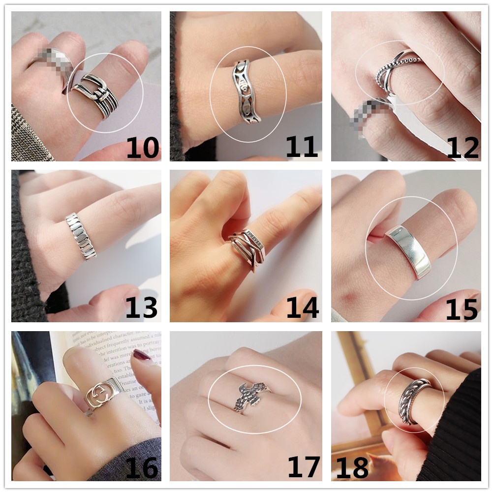 Nhẫn Trang Sức Kiểu Thắt Nút Phong Cách Thái Lan Đơn Giản Cho Nữ T1183