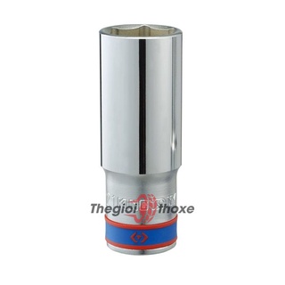 Đầu tuýp lục giác dài kingtony 1/2 4235m, 6 cạnh trắng - đầu khẩu lục giác | thế giới thợ xe