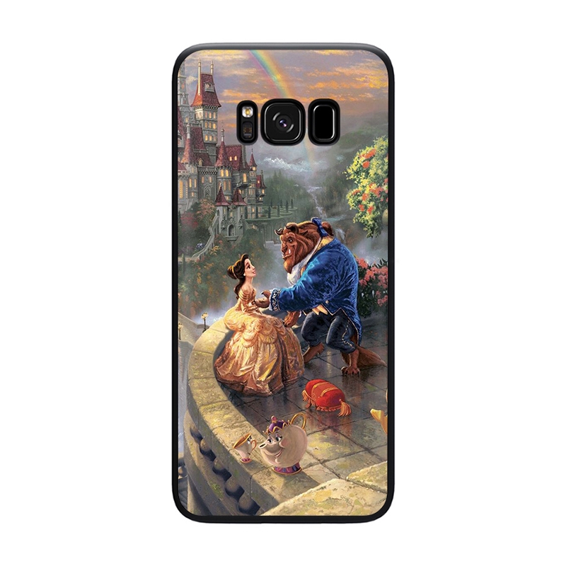 E13 Beauty and the Beast Samsung A9 A8 A7 A6 J8 J4 J6 2018 A5 2017 Note 8 9 10 Lite Plus Soft Phone Case