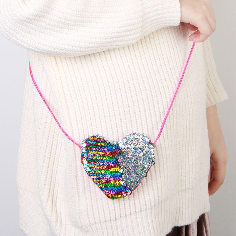 JUNE Ví Đựng Tiền Xu Hình Trái Tim Dễ Thương