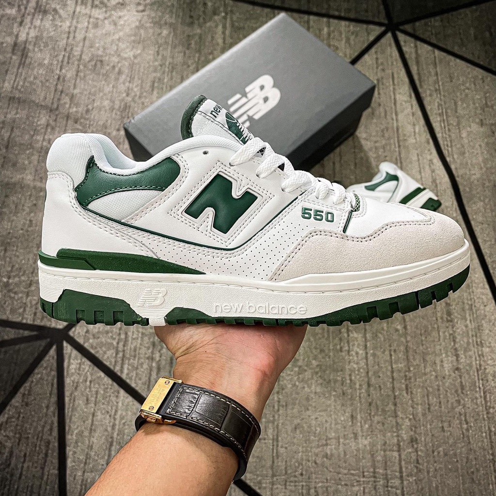 Giày NB550 New Blanece 550 màu Green hàng cao cấp