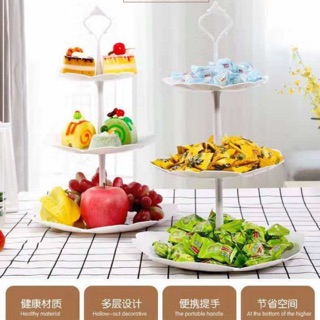 Combo 10 khay kẹo tròn 3 tầng