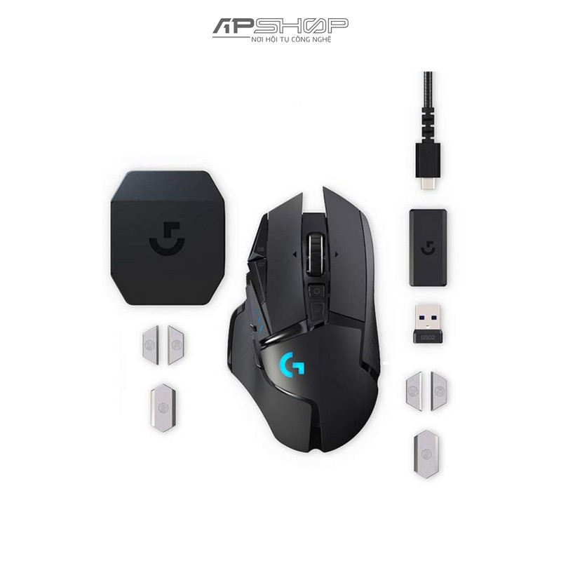 Chuột Logitech G502 LIGHTSPEED WIRELESS - 910-005569 - HÀNG CHÍNH HÃNG