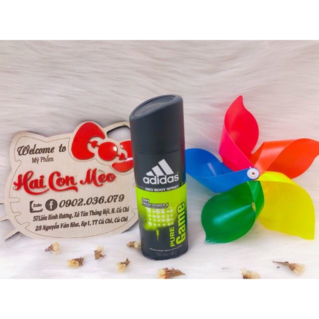 Xịt Khử Mùi Adidas Pure Game
