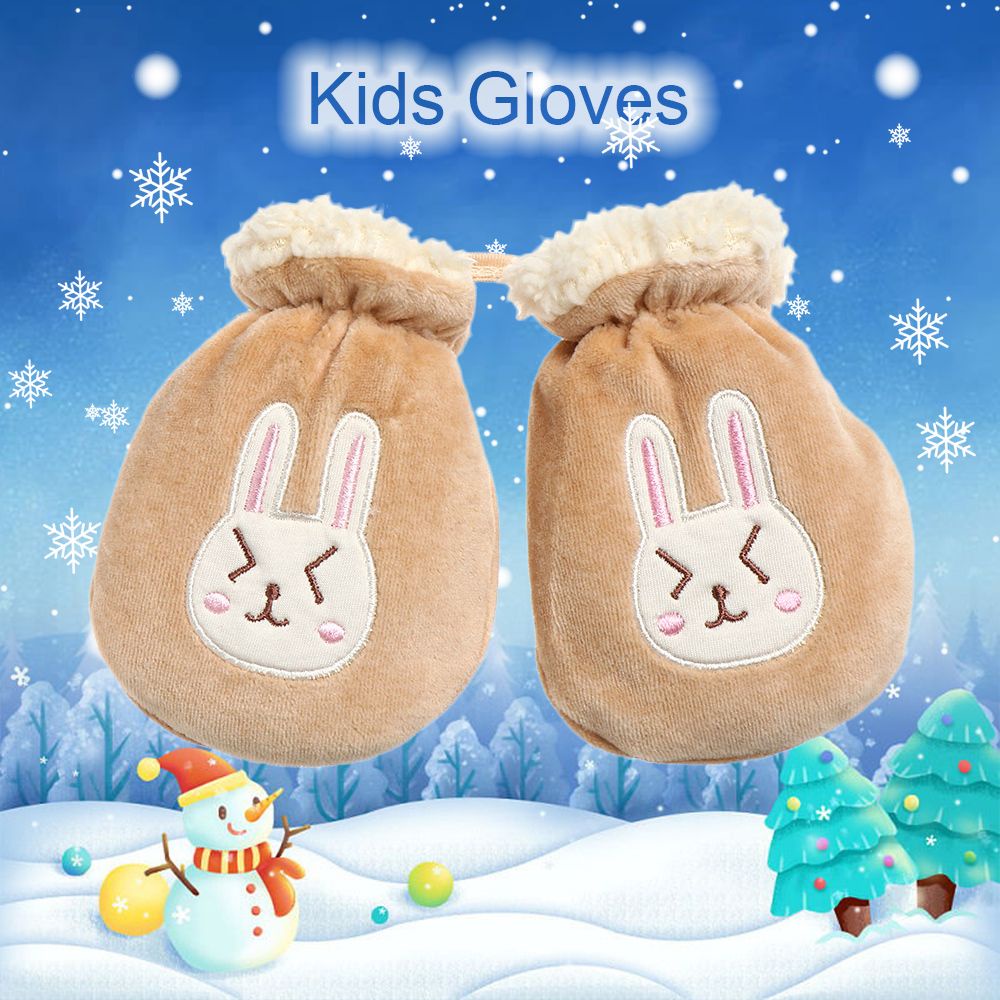 Găng tay giữ ấm họa tiết hoạt hình dễ thương thích hợp cho bé 1-3 tuổi