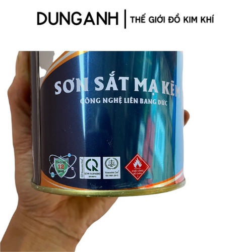 Sơn sắt mạ kẽm Kim Khí Dung Anh, sơn mạ kẽm Zpa hộp 800m bảo hành 5 năm