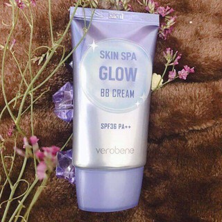 Kem Nền Trang Điểm, Chống Nắng (Hàn Quốc) _Verobene Skin Spa Glow BB Cream SPF36/PA++ 40ml