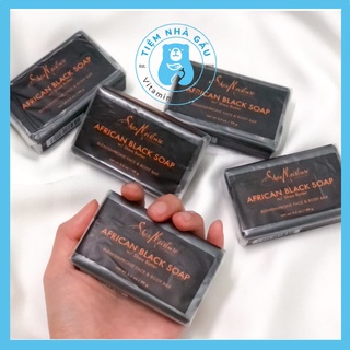 Xà Bông Đen - African Black Soap Shea Butter