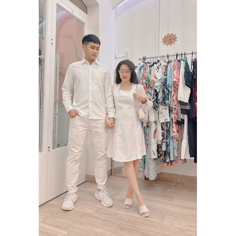 [Freeship] Set đồ đôi nam nữ chụp hình cưới, dạo phố thời trang Miamo NB800 (kèm ảnh thật)