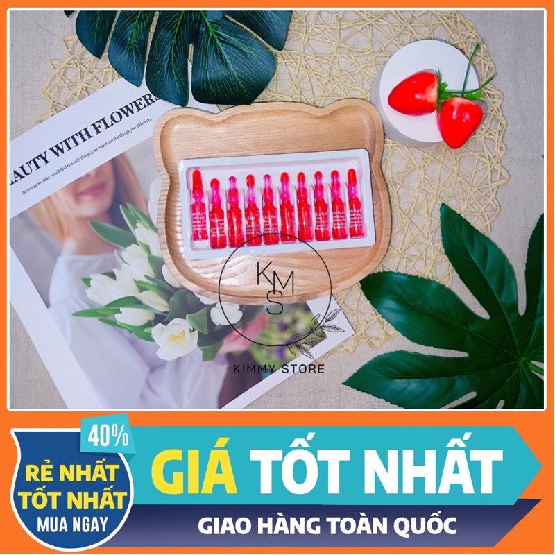 Lẻ 1 ống nước màu đỏ kích trắng mạnh