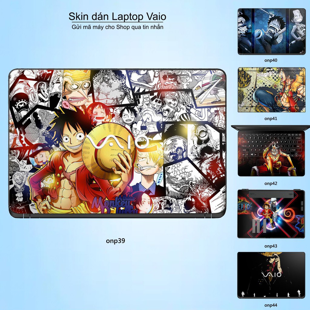 Skin dán Laptop Sony Vaio in hình One Piece _nhiều mẫu 24 (inbox mã máy cho Shop)