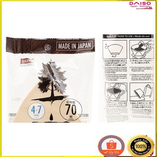 ( DAISO JAPAN) Giấy lọc cà phê  70/90 tờ