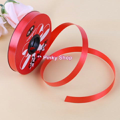 Ruy băng nhựa 1cm 2cm, 3cm làm nơ, phụ kiện trang trí giá rẻ nhiều màu làm phụ kiện handmade Pinky Shop mã RBN01