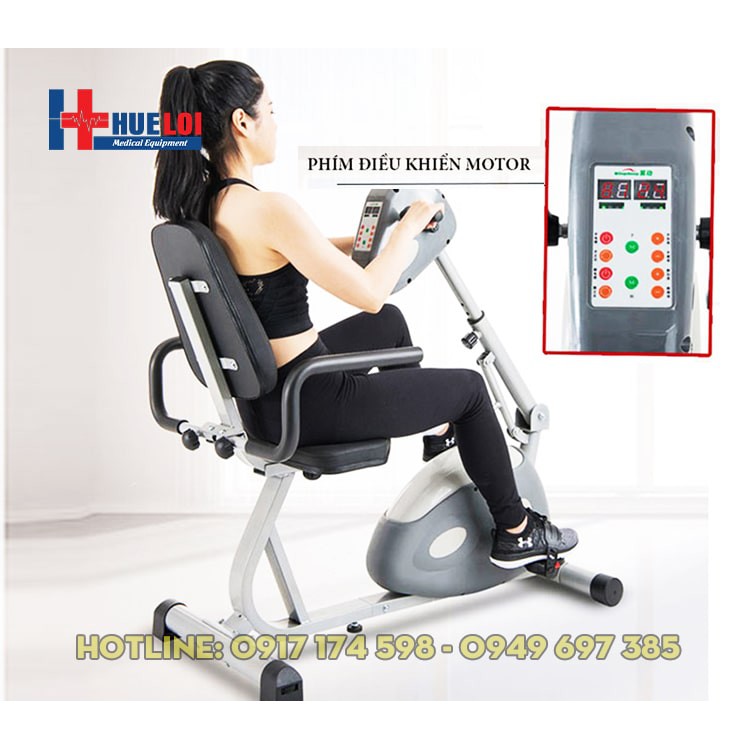 Máy đạp cao cấp tập phục hồi chức năng chân cho người tai biến