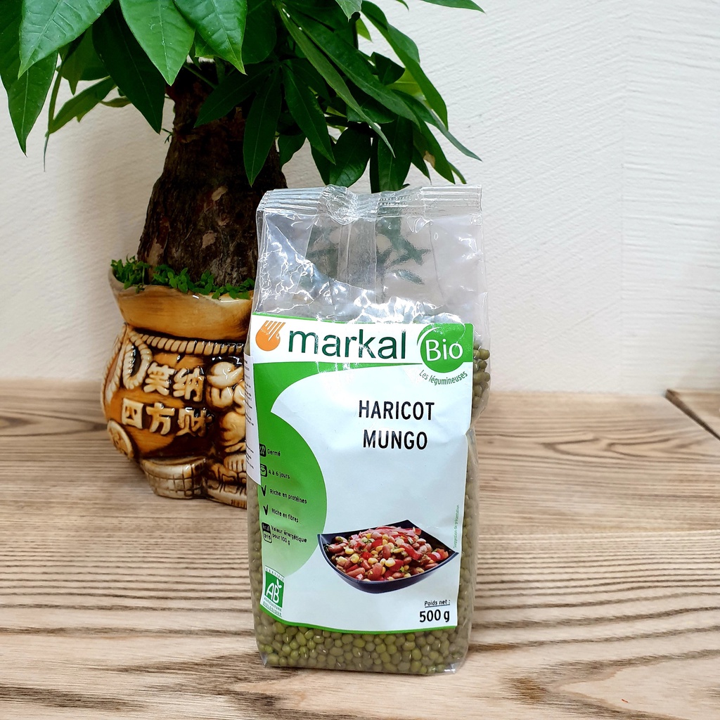 Đậu xanh hữu cơ Markal túi zip 100g giàu dinh dưỡng cho cơ thể