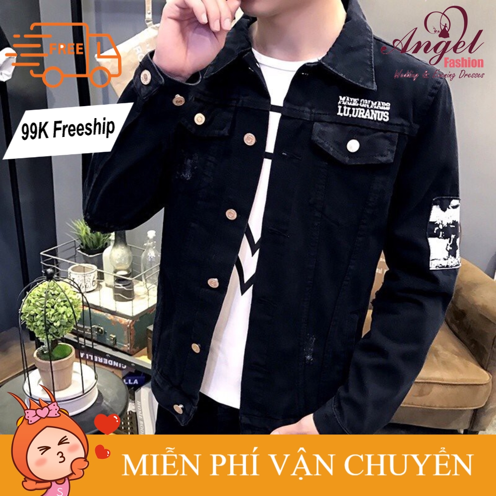 [Freeship] Áo khoác jean nam thời trang NOBLE sành điệu NB - 05 (ảnh thật)