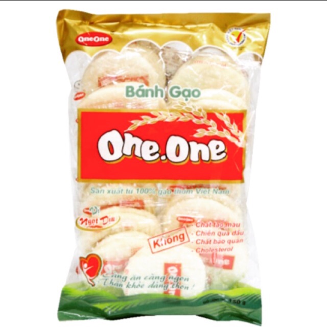 ( HSD T7/2022) Bánh gạo One One vị ngọt dịu 150g