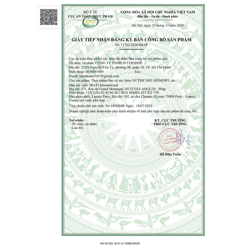 ❤️ Nutricare Memory - 60  viên - Tăng cường tuần hoàn não | BigBuy360 - bigbuy360.vn