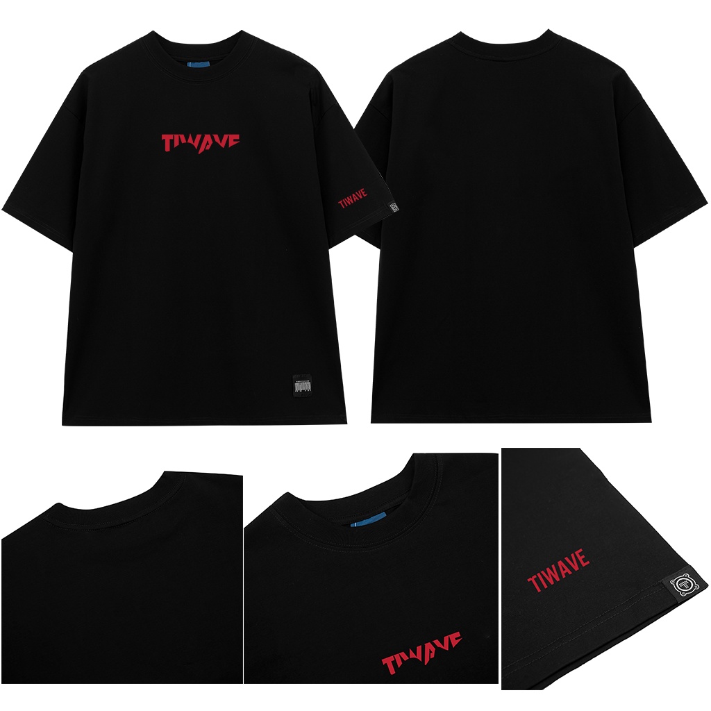 Áo Thun Cao Cấp Nam Nữ Form Rộng 100% Cotton 4 Chiều Vải Dày Mát Mẻ Local Brand Basic Tiwave - Chính Hãng