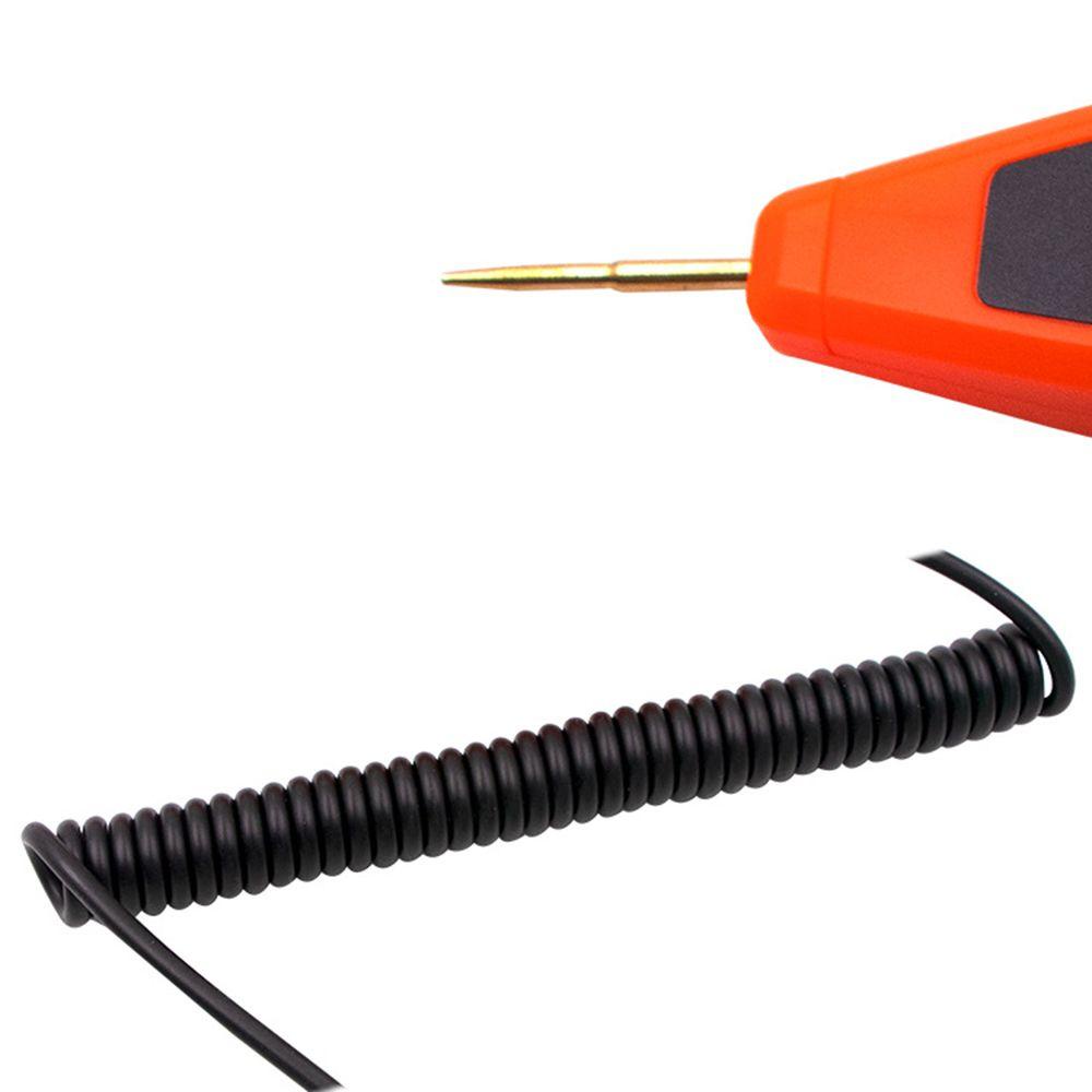 Myrongvn Dụng Cụ Kiểm Tra Mạch Xe Hơi Có Dây Lò Xo Mở Rộng Điện Áp Tự Động Kiểm Tra Ánh Sáng Kỹ Thuật Số