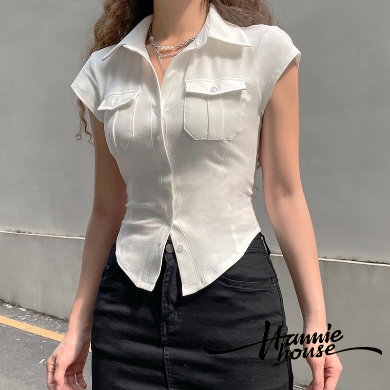 Áo Sơ Mi Tay Ngắn Thời Trang Dành Cho Nữ