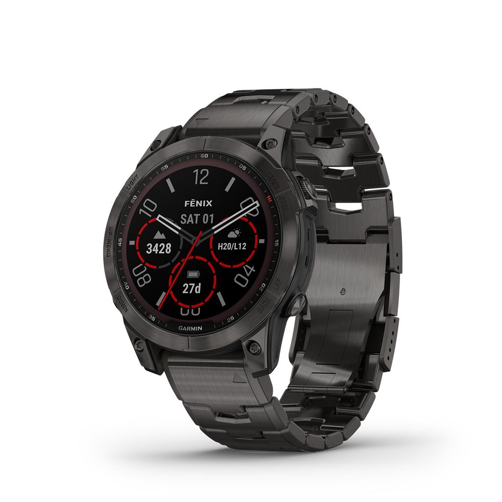 Đồng hồ thông minh Garmin Fenix 7, Sapphire Solar