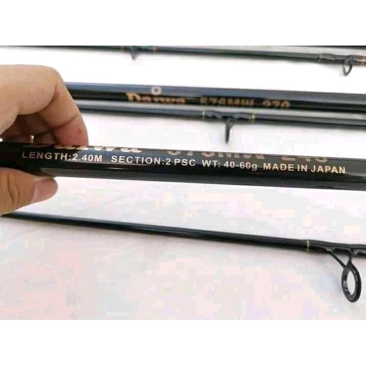 Cần câu 2 khúc daiwa 576, tải cá từ 8-12kg, cần rỗng