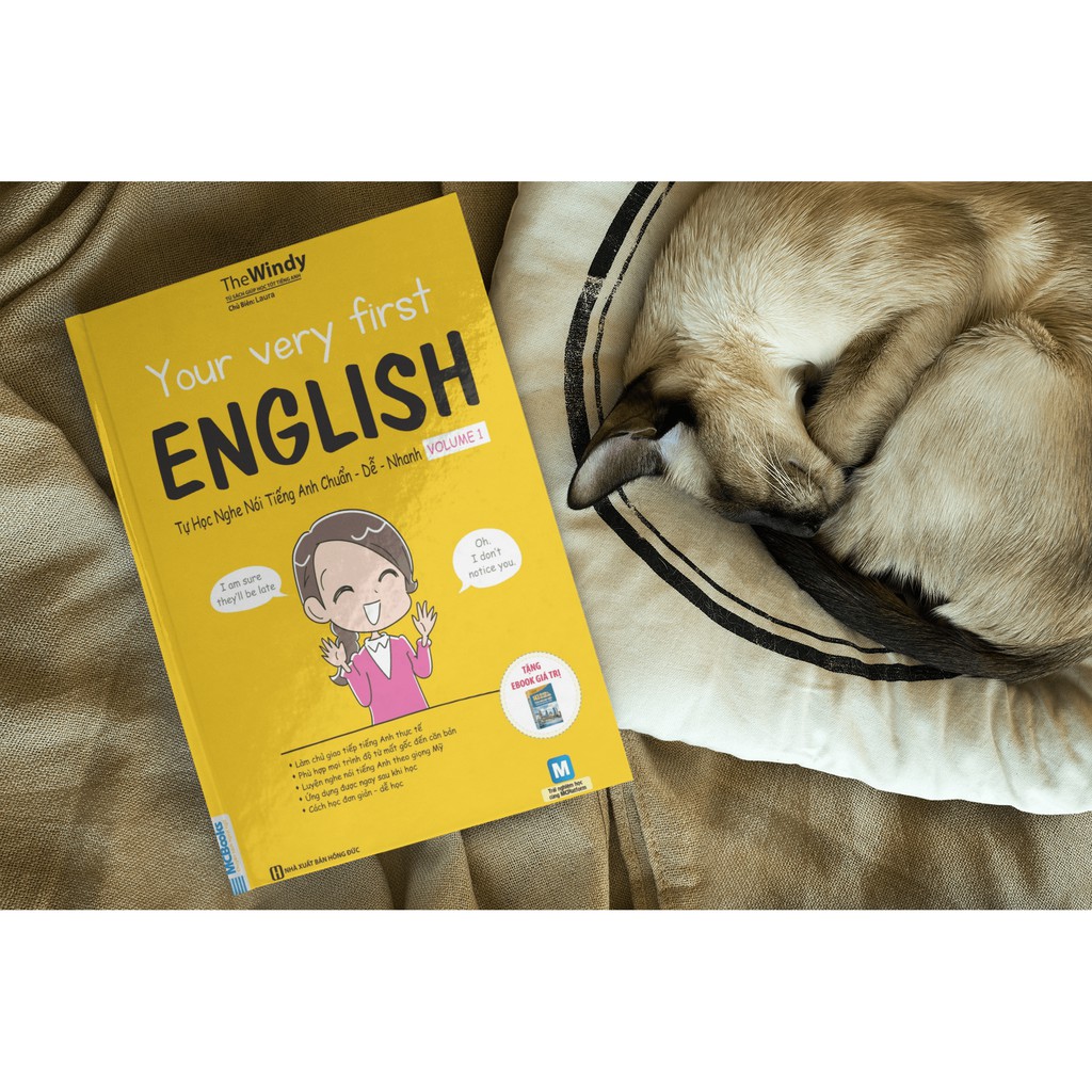 Sách - Your Very First English: Tự Học Nghe Nói Tiếng Anh Chuẩn Dễ Nhanh Volume 1 (Học Cùng App MCBOOKS)