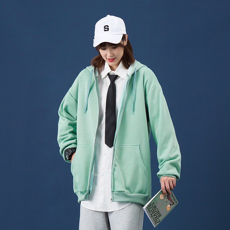 (Có sẵn) Áo khoác nỉ green (ảnh thật) | BigBuy360 - bigbuy360.vn
