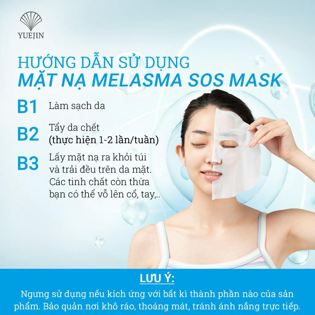Mặt nạ dưỡng trắng da chống lão hoá Yuejin Melasma SOS