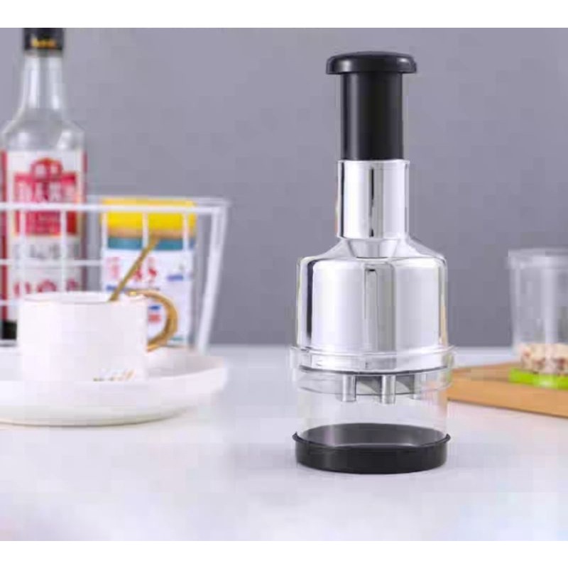 Máy Xay Tỏi, Ớt, Hành Ấn Tay Mini Tiện Lợi - Dụng cụ nhà bếp thông minh