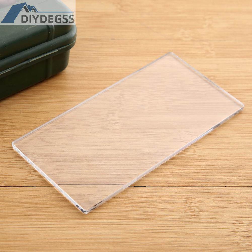 Diydegss2 Transparent Acrylic Cutting Mat Plate for DIY Embossing Cutting Die Machine