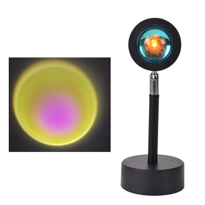 Đèn LED USB Chiếu Cầu Vồng Hoàng Hôn Cho Phòng Ngủ Quán Cà Phê Tiệc Tùng