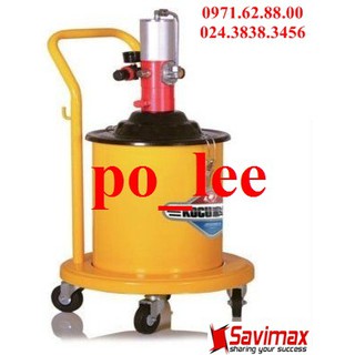 Máy bơm mỡ khí nén kocu 20l, model gz-10