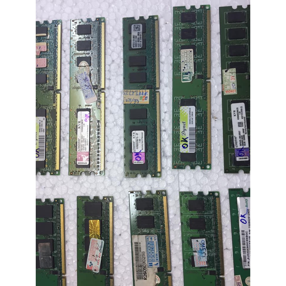 Ram DDRam DDR2 1G 2G Máy tính PC Laptop PC667 800