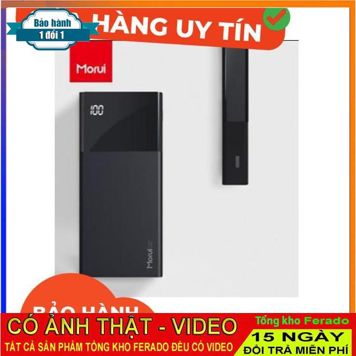 [ xả kho ] C96  Sạc dự phòng Morui M1 10000Mah - Sạc dự phòng giá rẻ có đèn LED