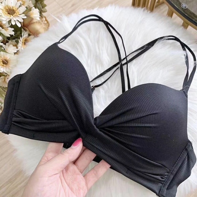 Áo Lót Không Gọng Nhúm Ngực Dây Vai Đôi Chéo Lưng Tạo Nhiều Kiểu LA650 | Nội Y Siêu Sỉ