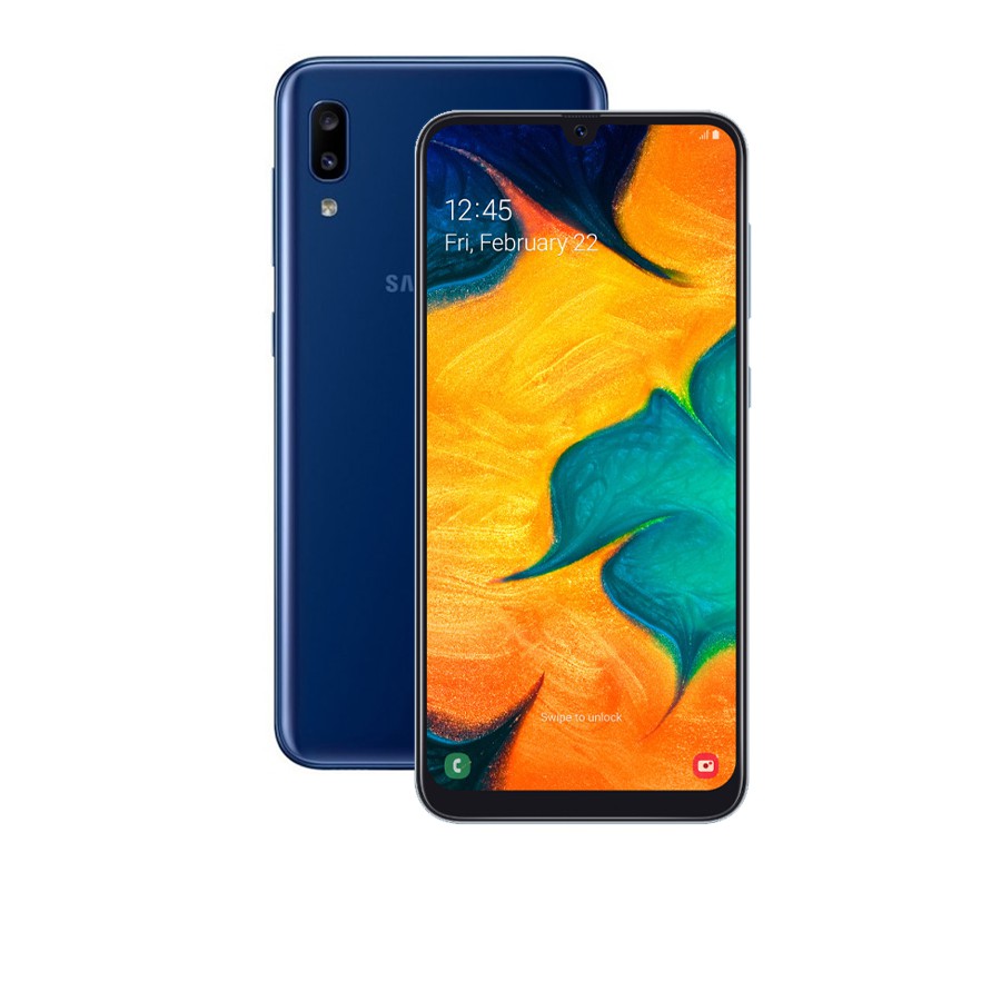 Điện thoại Samsung Galax A20 32GB Ram 3GB Màu Xanh