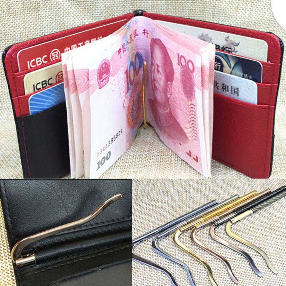 Thanh kẹp tiền inox gắn ví