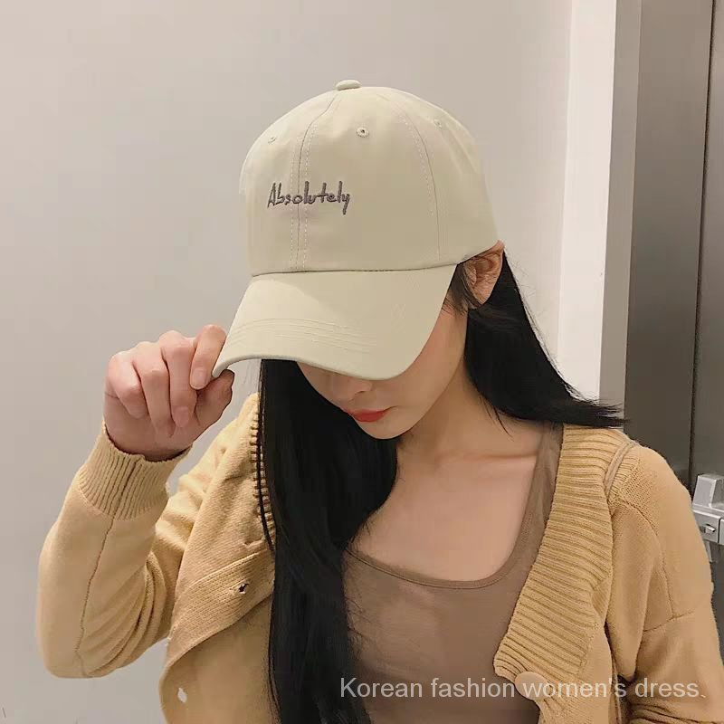 Hat Men's Trendy Unique Baseball Cap Korean Style Student Hip Hop Versatile Street Youth Black Peaked Cap Female Autumn and Winter