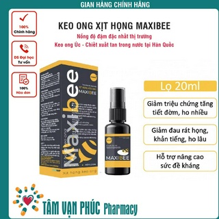  KEO ONG XỊT HỌNG MAXIBEE Đậm Đặc Gấp 3 Lần Cho Hiệu Quả Vượt Trội đối với Ho Rát Họng Khản Tiếng 