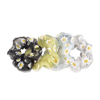 dây cột tóc  hoa cúc vải chiffon mới nhất (Màu ngẫu nhiên)