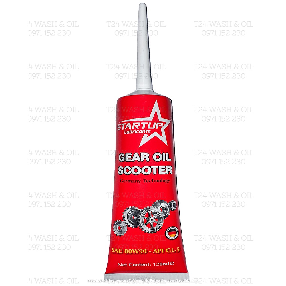 Nhớt hộp số x e máy STARTUP 80W90 120mL- Nhớt láp dành cho xe tay ga
